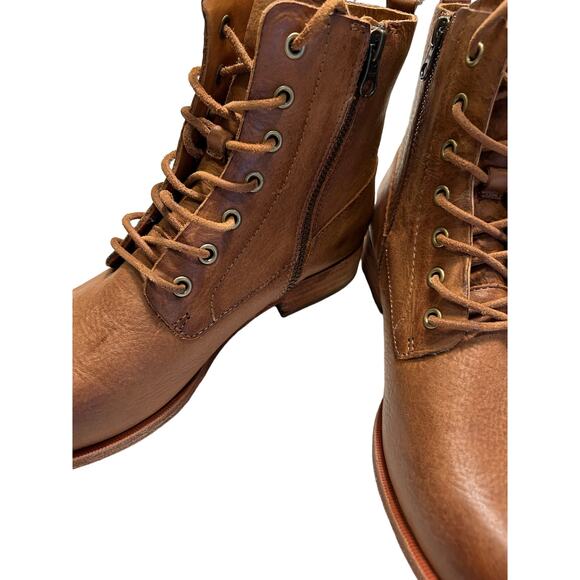 Kork Ease Violeta Bootie - Chic Lace-Up Walker Women's Size 8.5 M Brown Terra - Picture 7 of 8